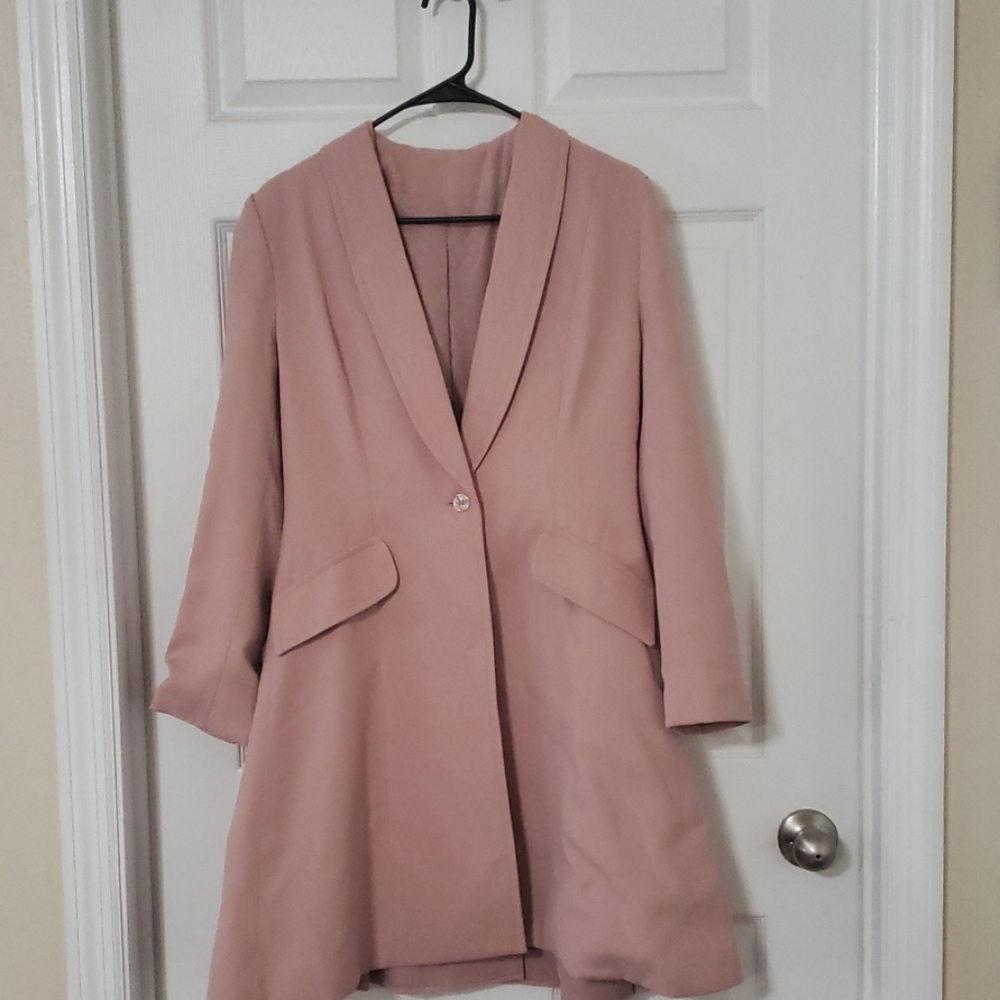 Handmade vintage fifties inspired dress coat